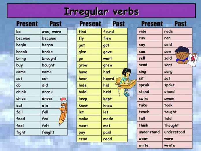 Irregular verbs