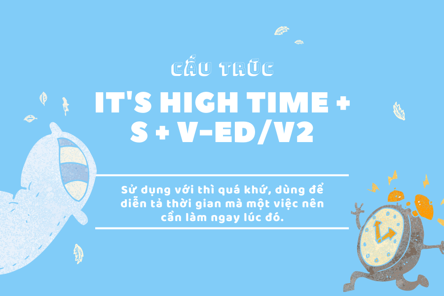 Biểu đạt ý kiến và cảm xúc với It's time, It's high time, I'd rather