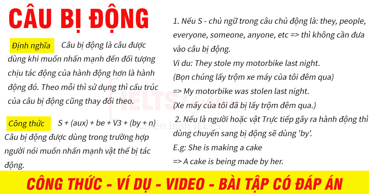 So sánh chủ động và bị động